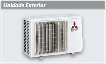 Ar Condicionado Mitsubishi Electric MSZ FH Unidade Exterior