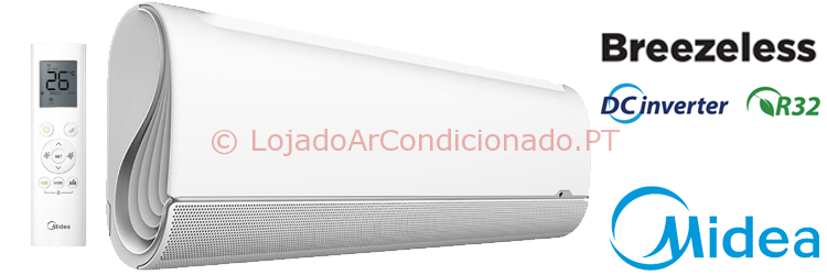Unidade Interior Midea Breezeeless